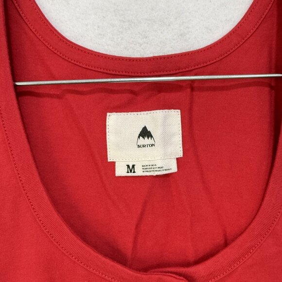 Burton Dress Womens Medium Red Sleeveless Tank Drawstring Casual Summer Tunic - Picture 3 of 8